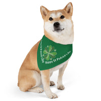 St. Patrick's Day Pet Bandana Collar