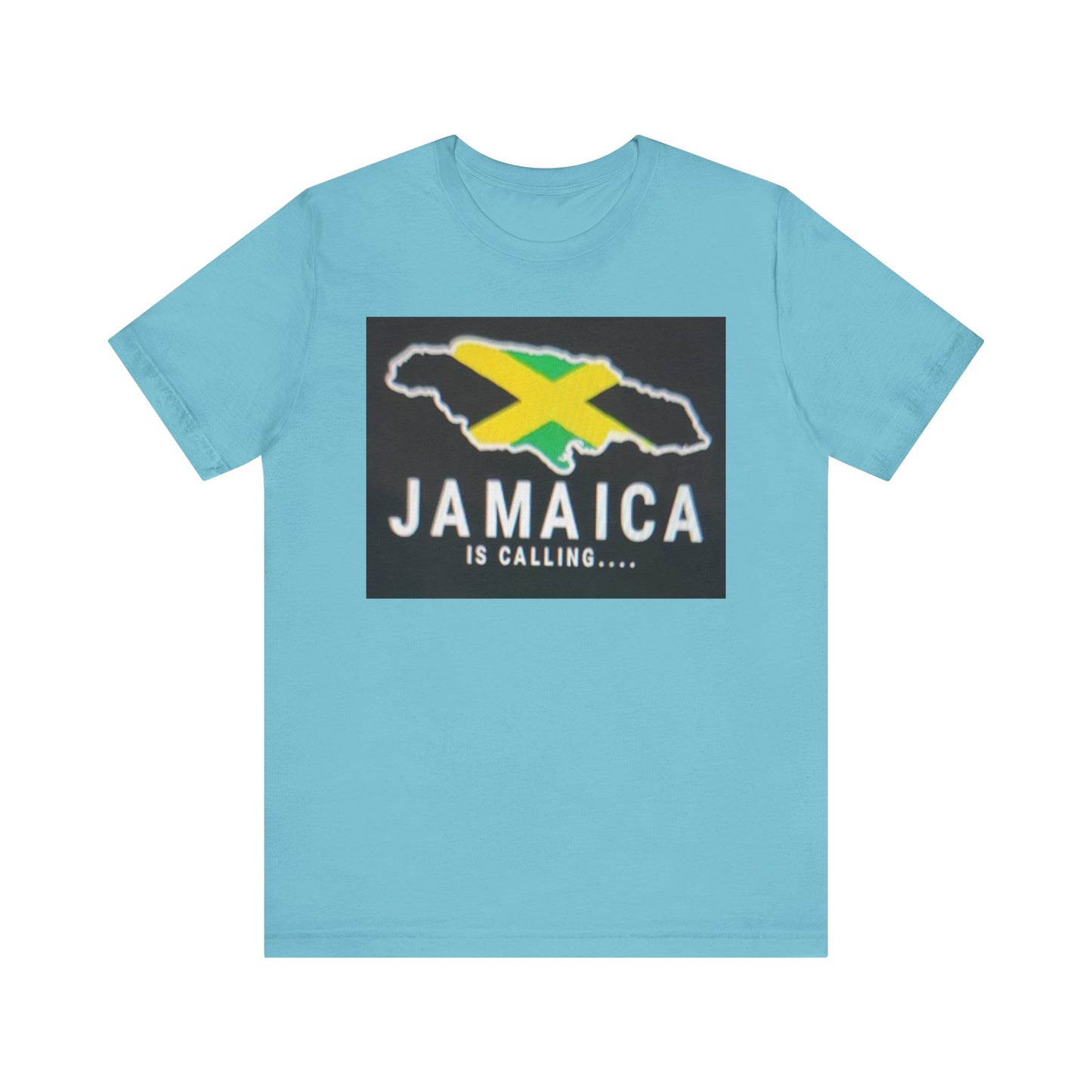 Jamaica Is Calling Unisex Jersey Tee - Casual Summer Vibe
