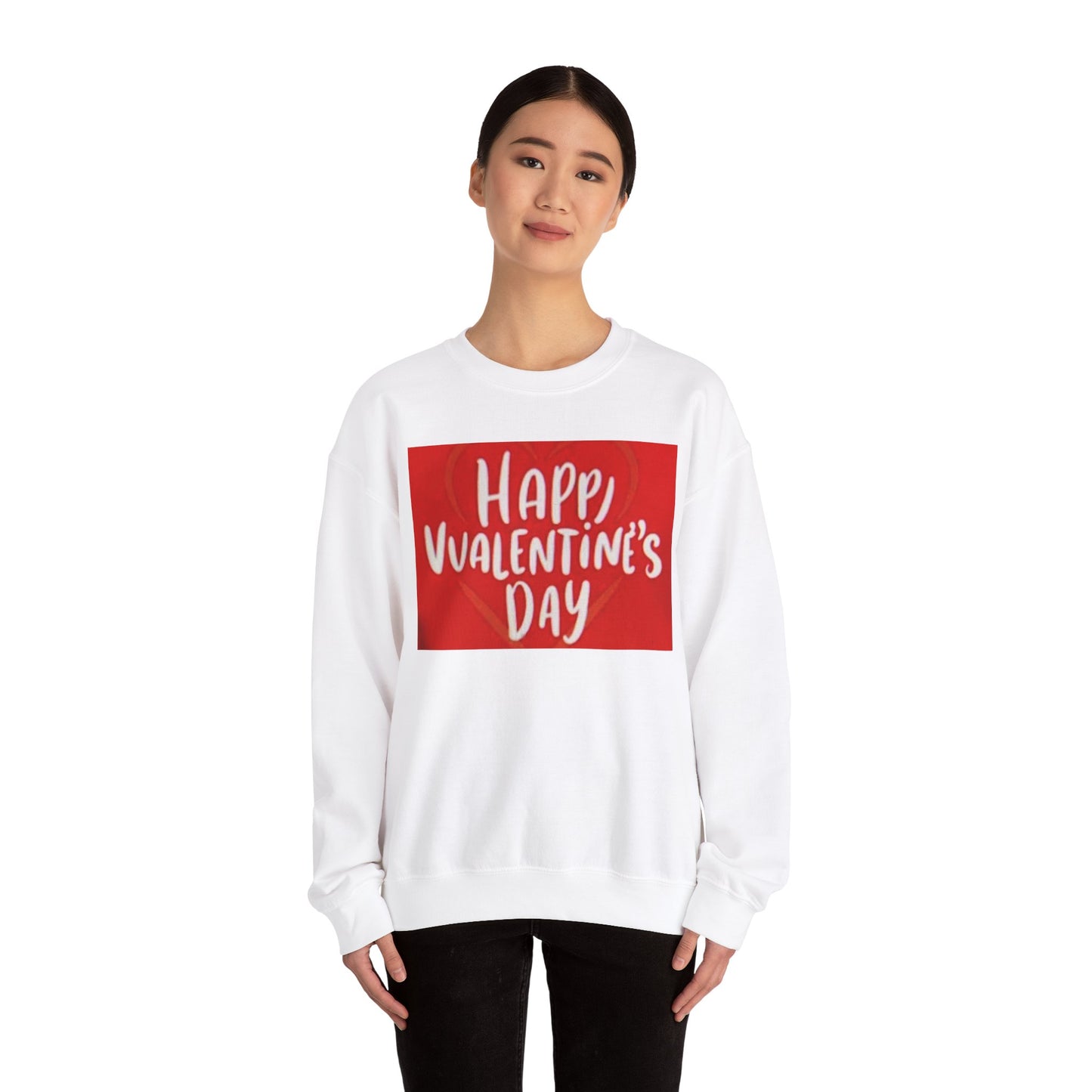 Happy Valentine's Day Unisex Crewneck Sweatshirt