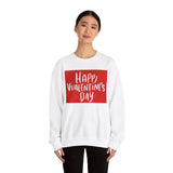 Happy Valentine's Day Unisex Crewneck Sweatshirt