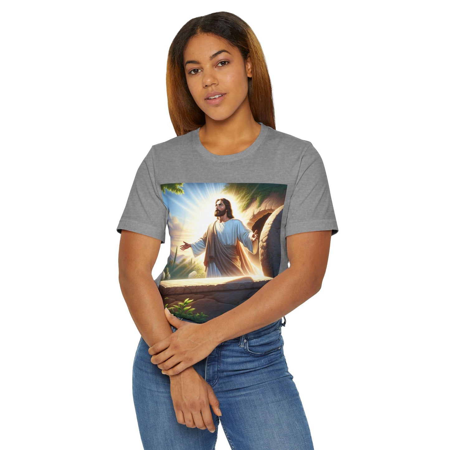 Inspirational Faith T-Shirt: He Is Risen Indeed, Christian Apparel, Easter Gift, Religious Tee, Unisex Graphic Shirt