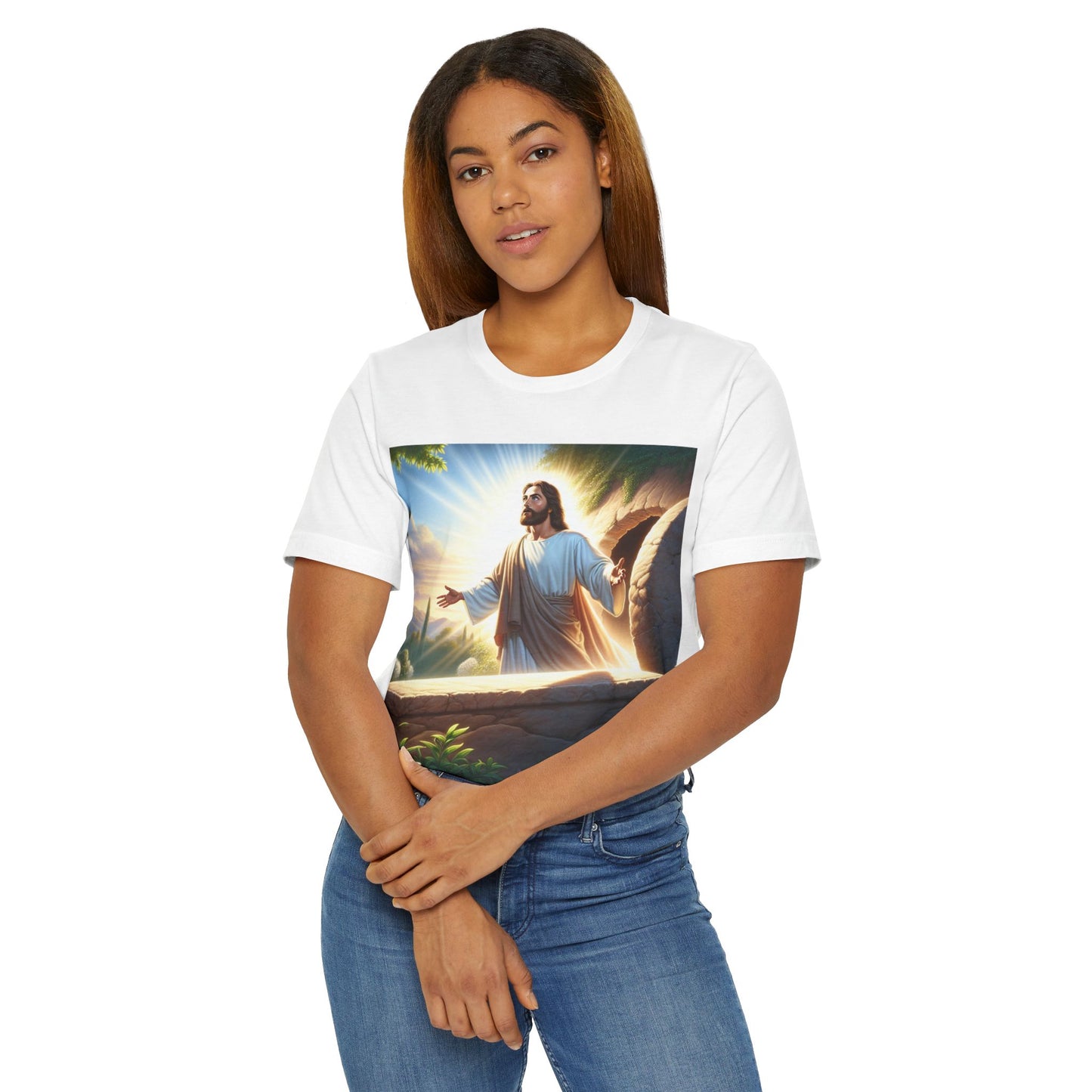 Inspirational Faith T-Shirt: He Is Risen Indeed, Christian Apparel, Easter Gift, Religious Tee, Unisex Graphic Shirt