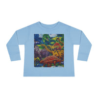 Toddler Tee - Custom T-Rex Design, 100% Combed Ringspun Cotton, Unisex Fit