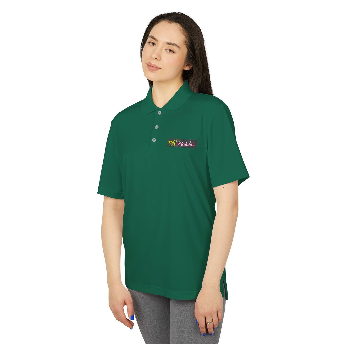 Athletic Polo Shirt, Adidas Unisex Performance Polo by MALVIA'S, Sports Apparel, Golf Clothing, Tennis Attire, Active Wear, Workout Top