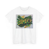 Jamaican Paradise Unisex Heavy Cotton Tee - Tropical Vibe T-Shirt