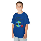 Kids T‑Shirt — "School Story, Bro!" Cool Globe Design