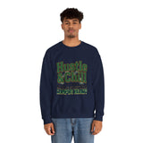 Hustle & Chill Crewneck Sweatshirt — Campus Streetwear Graphic Pullover