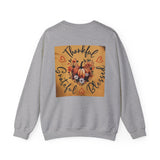 THANKFUL * GRATEFUL *  BLESSED Unisex Heavy Blend™ Crewneck Sweatshirt