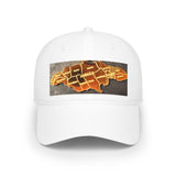 Jamaica Map Patch Baseball Cap — Island Outline Embroidered Low-Profile Hat