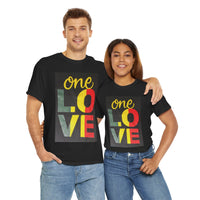 ONE LOVE Unisex Tee - Sustainable Cotton Comfort