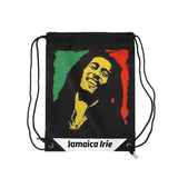 Jamaica Irie Drawstring Bag — Reggae Rasta Backpack with Dreadlocks