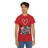 Valentine’s Day Tee — “My Favorite Valentine Calls Me” Heart Graphic Shirt