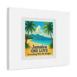 Canvas Wall Art - Support Jamaica Hurricane Mellissa Relief