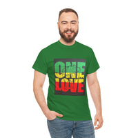 ONE LOVE Unisex Heavy Cotton Tee