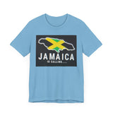 Jamaica Is Calling Unisex Jersey Tee - Casual Summer Vibe