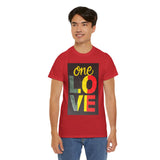 Valentine's Day SALE - ONE  LOVE Unisex Heavy Cotton Tee
