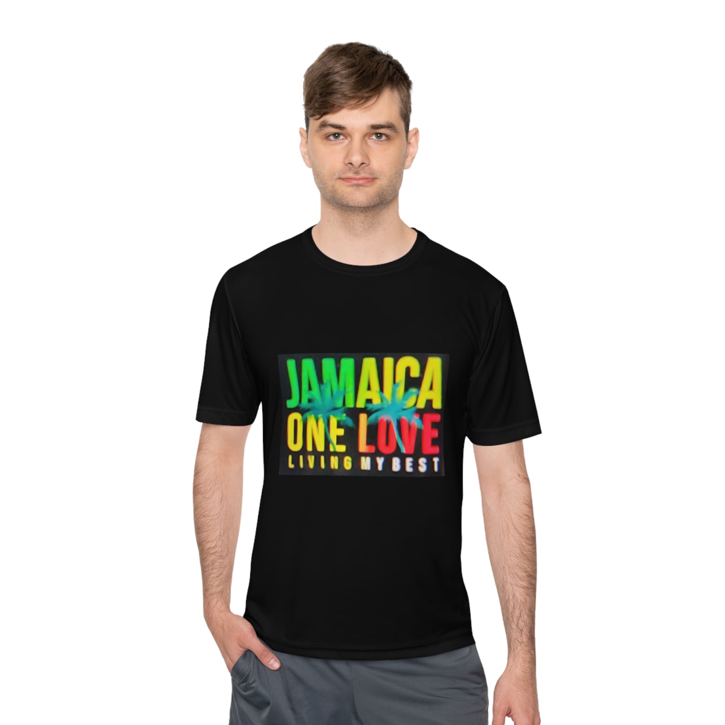 Jamaica One Love Unisex Moisture Wicking Tee