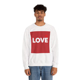 LOVE Unisex Crewneck Sweatshirt - Cozy Style for Special Occasions
