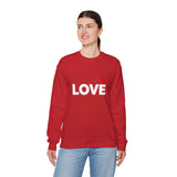 LOVE Unisex Crewneck Sweatshirt - Cozy Style for Special Occasions