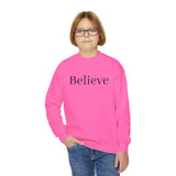 Cozy Youth Crewneck Sweatshirt for Stylish Kids, Warm and Playful, Loose Fit for Active Youngsters, Birthday Gift, Holiday Apparel, Safety