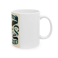 Eagle Lover's Ceramic Mug, 11oz, 15oz, Gift for Birdwatchers, Coffee Enthusiasts, Nature Lovers, Unique Home Decor