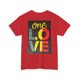 Valentine's Day SALE - ONE LOVE Unisex Heavy Cotton Tee