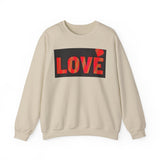 LOVE Unisex Crewneck Sweatshirt - Cozy Style for Special Occasions