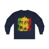 Unisex Long Sleeve Tee - One Love Reggae Vibe