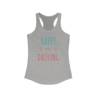 Happy and Dazzling Women’s Racerback Tank Top