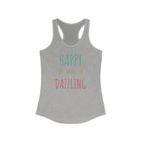 Happy and Dazzling Women’s Racerback Tank Top
