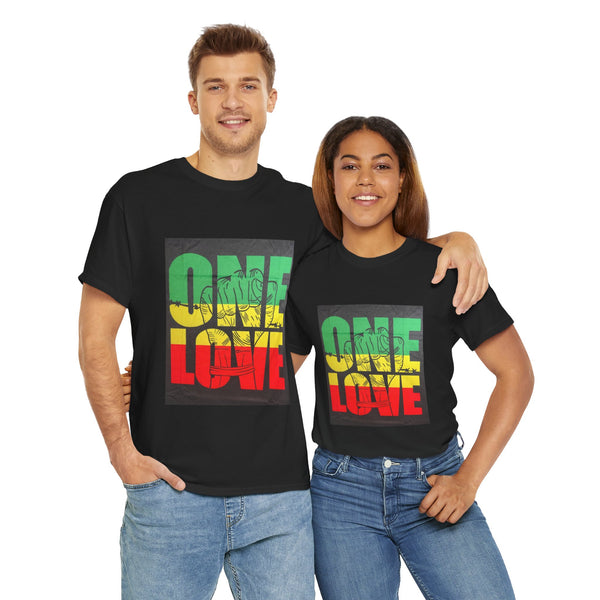 ONE LOVE Unisex Heavy Cotton Tee