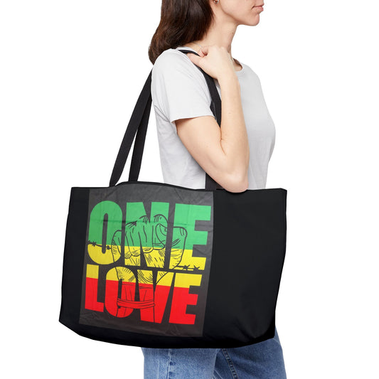 One Love Weekender Tote Bag