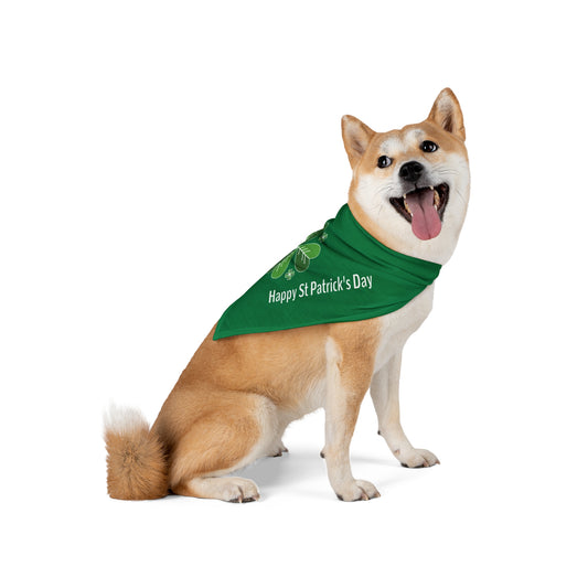 St. Patrick's Day Green Scarf for Dogs