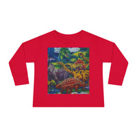 Toddler Tee - Custom T-Rex Design, 100% Combed Ringspun Cotton, Unisex Fit