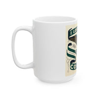Eagle Lover's Ceramic Mug, 11oz, 15oz, Gift for Birdwatchers, Coffee Enthusiasts, Nature Lovers, Unique Home Decor
