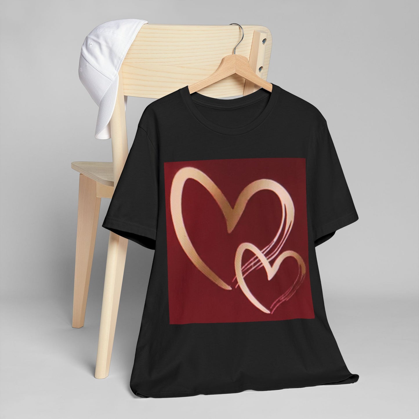 Love Heart Unisex Jersey T-Shirt - Perfect for Valentine's Day & Everyday Wear