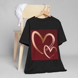 Love Heart Unisex Jersey T-Shirt - Perfect for Valentine's Day & Everyday Wear