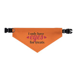 Yellow Pet Bandana Collar - Cute Dog Accessory for Treat Lovers, Dog Birthday, Pet Gifts, Stylish Dog Wear, Dog Fashion