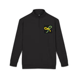 Embroidered Logo Fleece Pullover — MALVIA'S Chest Stitch