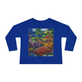 Toddler Tee - Custom T-Rex Design, 100% Combed Ringspun Cotton, Unisex Fit