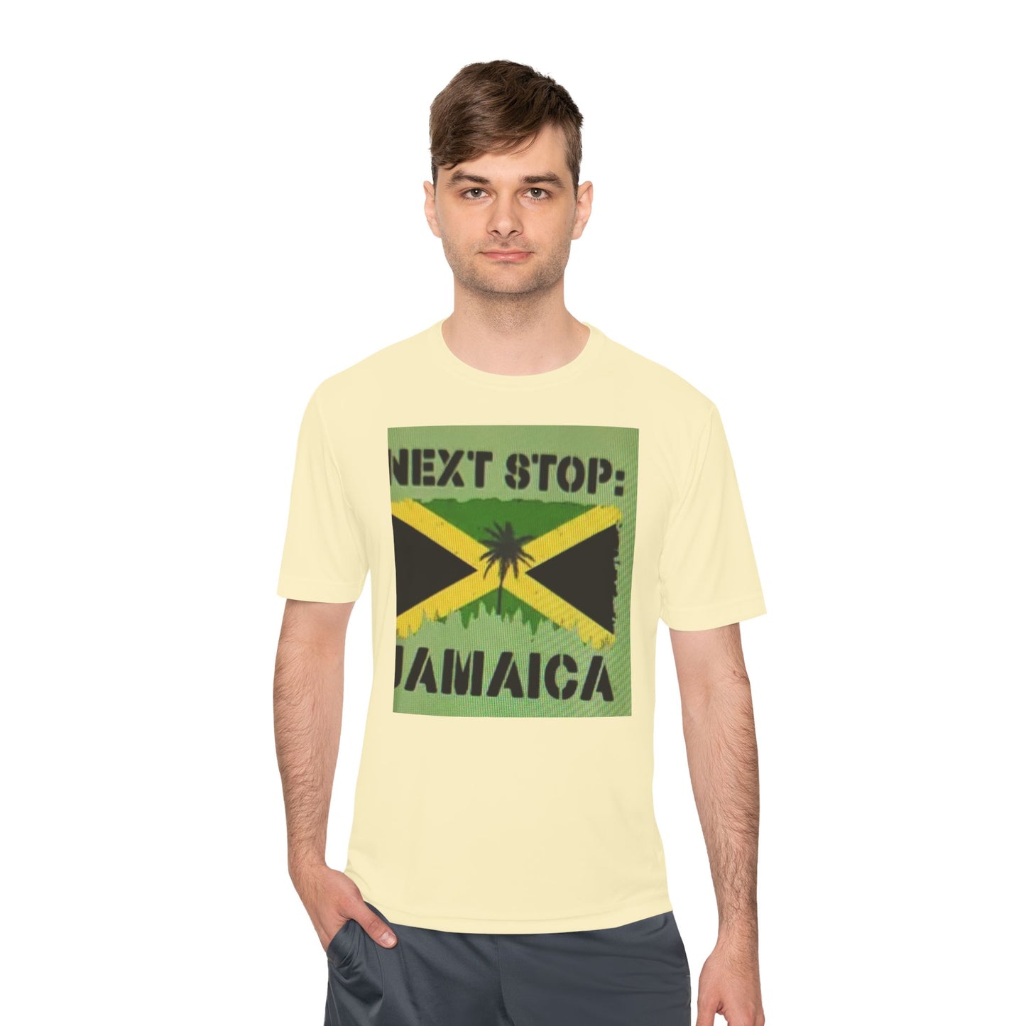 Jamaica Next Stop Unisex Moisture Wicking Tee