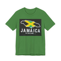 Jamaica Is Calling Unisex Jersey Tee - Casual Summer Vibe