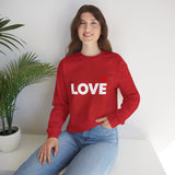 LOVE Unisex Crewneck Sweatshirt - Cozy Style for Special Occasions