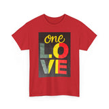 Valentine's Day SALE - ONE LOVE Unisex Heavy Cotton Tee