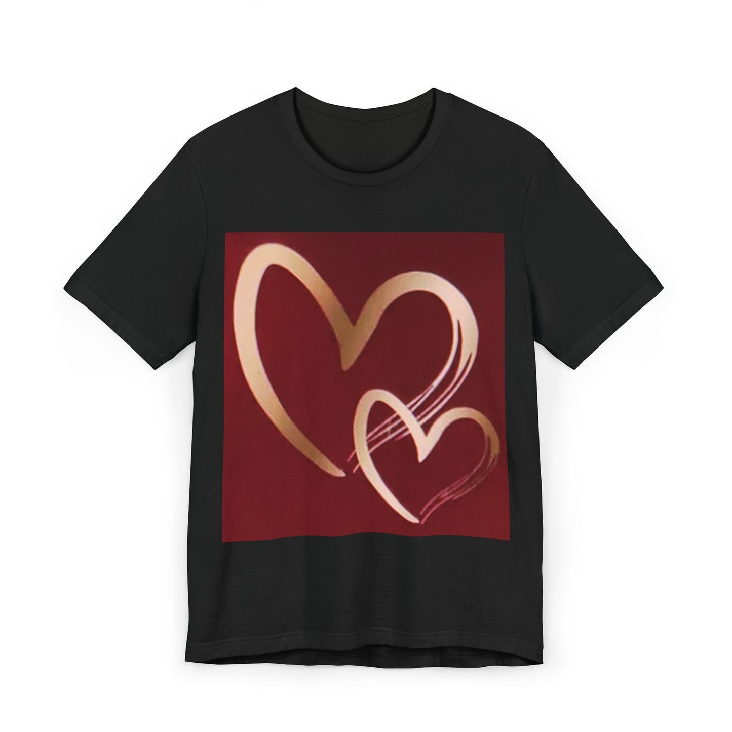 Love Heart Unisex Jersey T-Shirt - Perfect for Valentine's Day & Everyday Wear