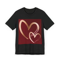 Love Heart Unisex Jersey T-Shirt - Perfect for Valentine's Day & Everyday Wear