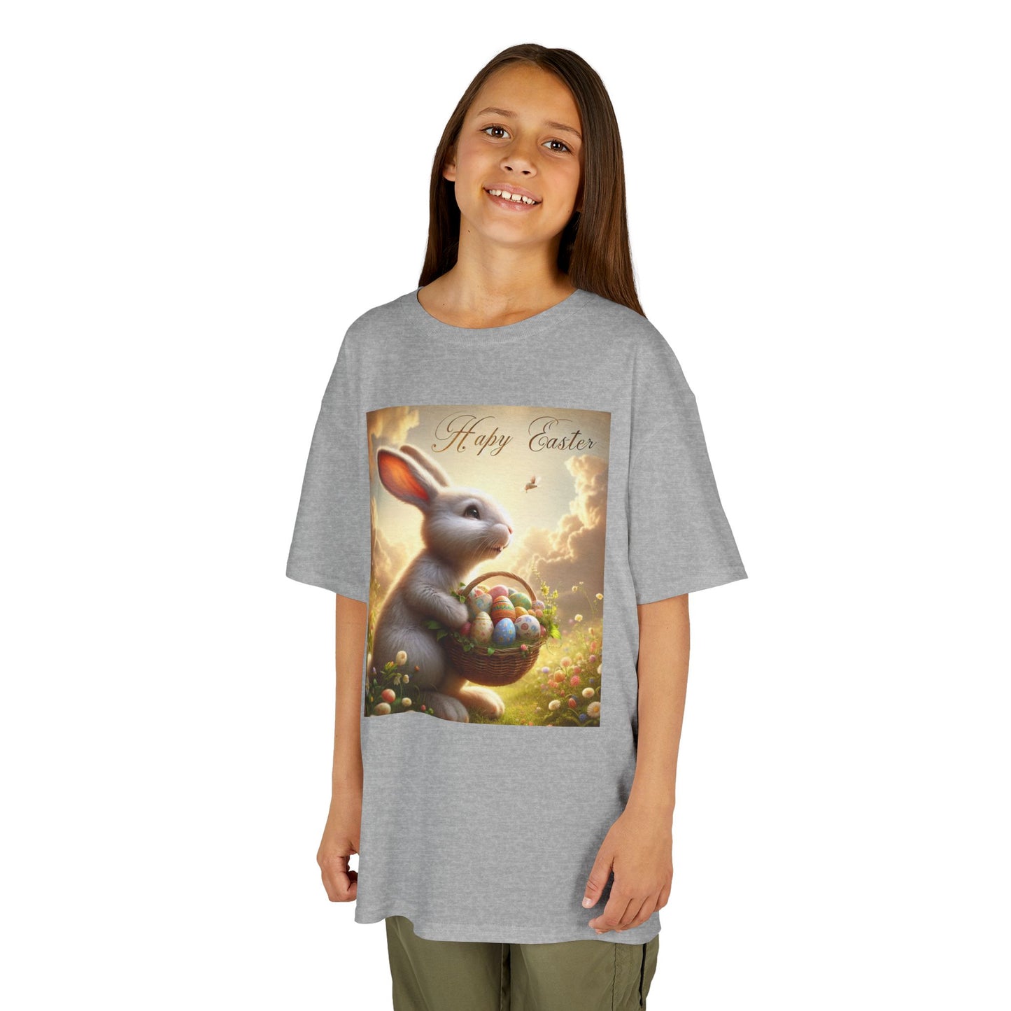 Kids Tee, Easter Bunny Design, Springtime Shirt, Holiday Celebration, Children's Clothing, Festive Apparel