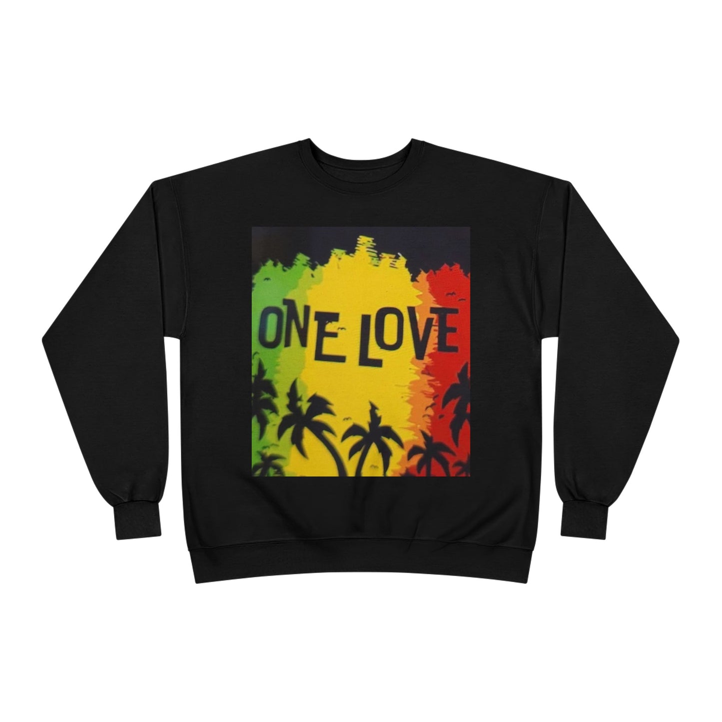 Jamaica One Love Unisex EcoSmart® Crewneck Sweatshirt