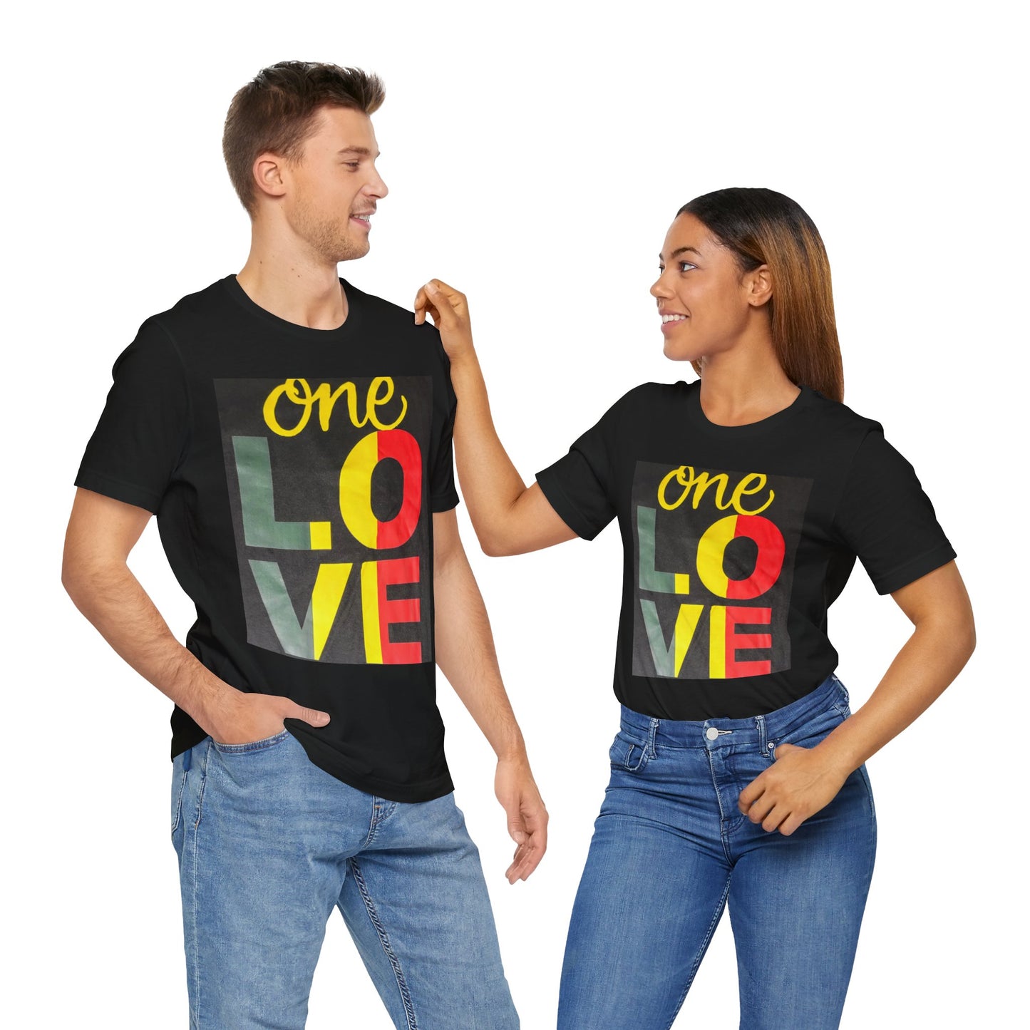 ONE LOVE Unisex Jersey Short Sleeve Tee