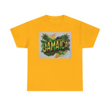 Jamaican Paradise Unisex Heavy Cotton Tee - Tropical Vibe T-Shirt